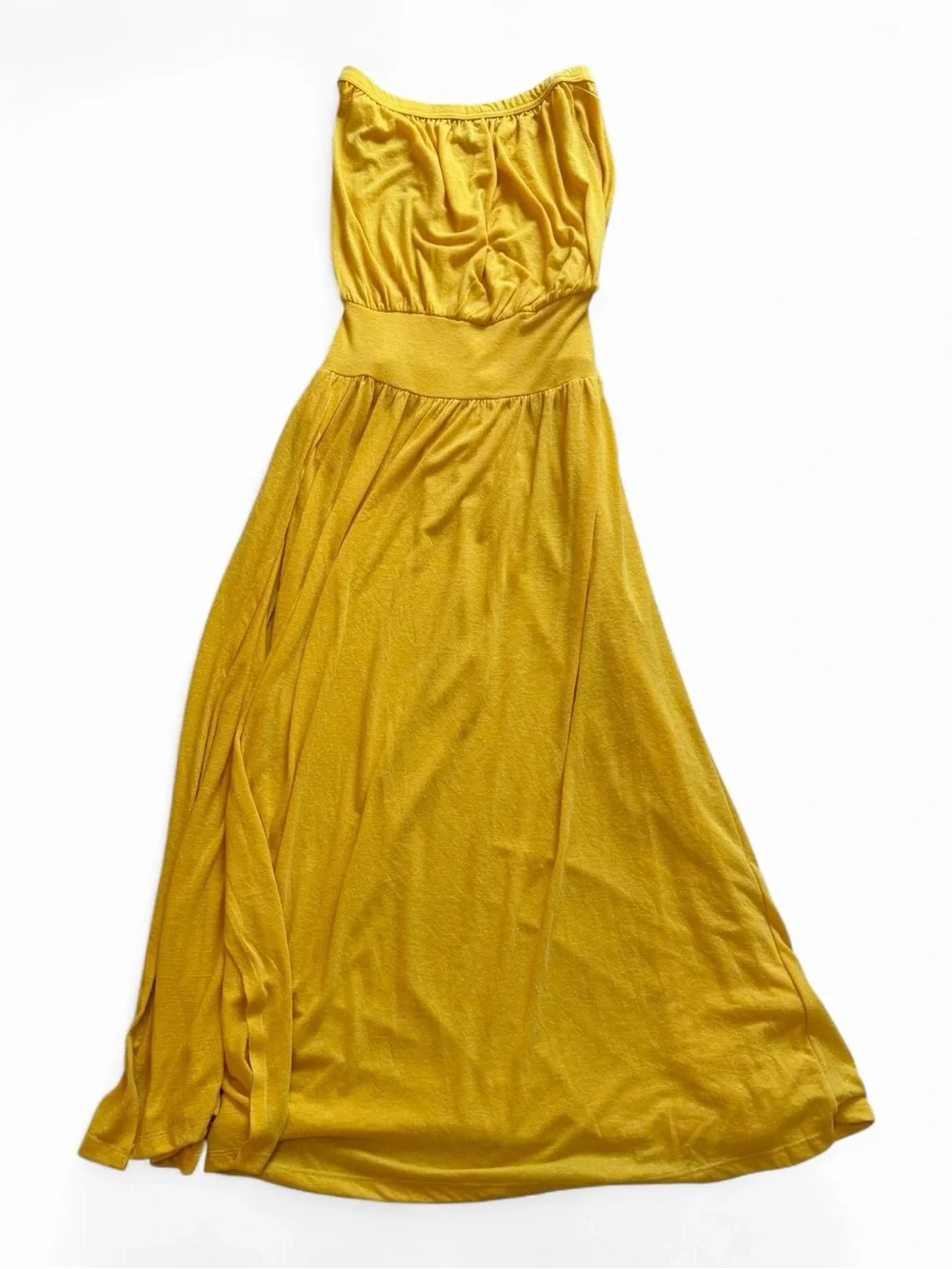 Free People strapless maxi
